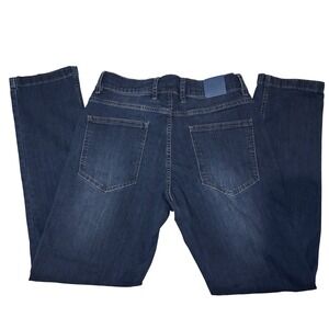 Mugsy Fultons Men's 30x30 Straight Fit Stretch Jeans Dark Wash Mid Rise FLX3NFU